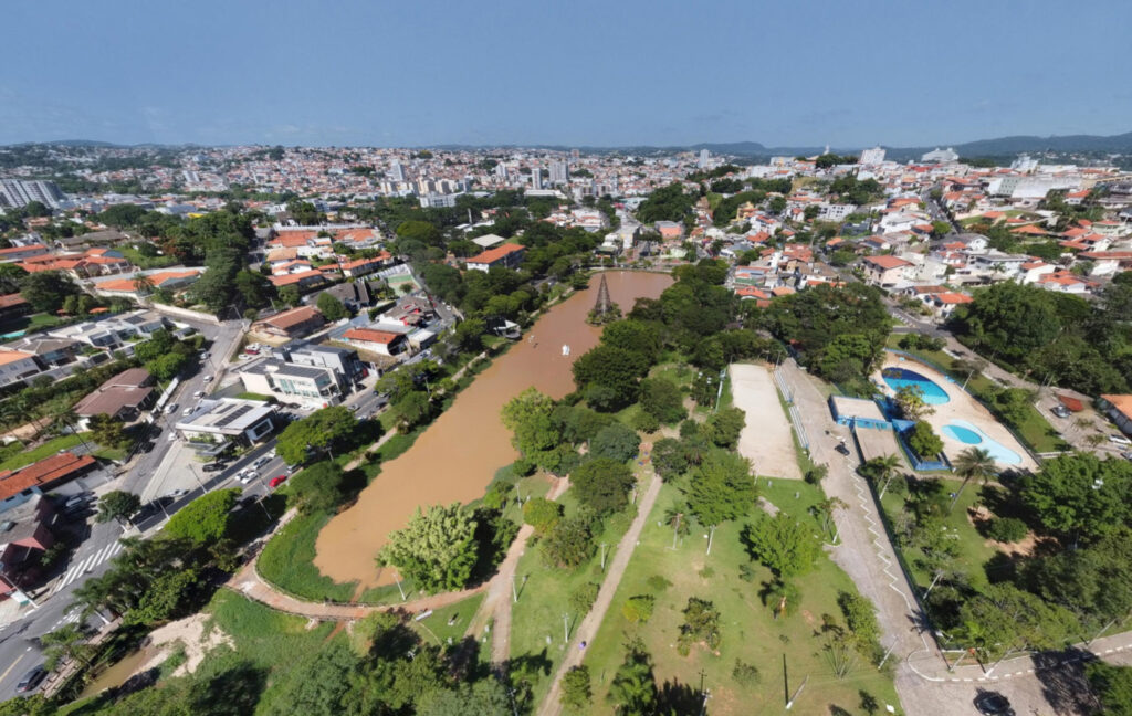 lago do major em Atibaia