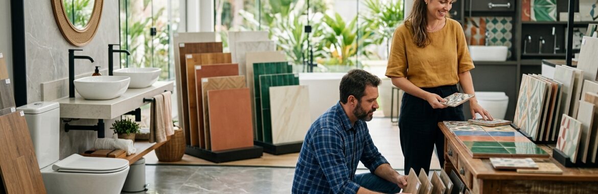 Conheça as diferenças entre pisos e porcelanatos para sua obra