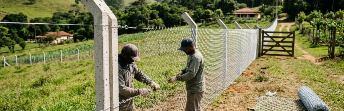 Telas de alambrado em Atibaia: escolha a solução ideal para seu projeto