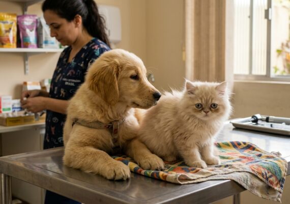 Quais cuidados devo ter ao deixar meu pet em creche pela primeira vez