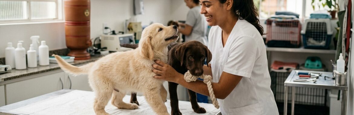 Petshop com centro estético: quais serviços devo combinar para meu pet