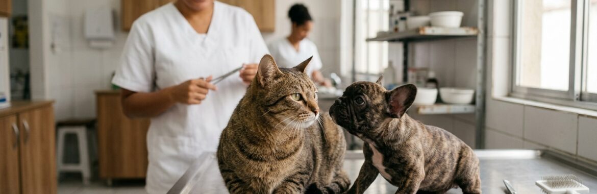 Centro estético veterinário: quais tratamentos ajudam na hidratação do pelo