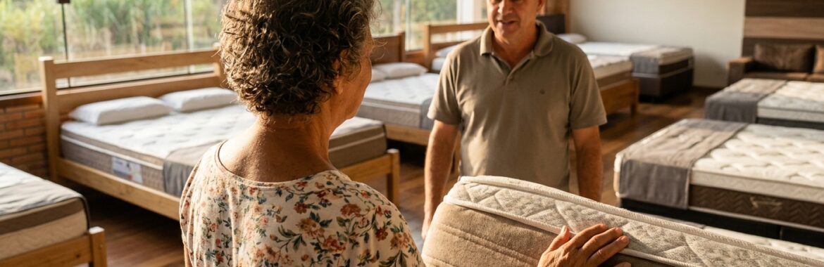 Como escolher o tamanho ideal de colchão na loja de Atibaia
