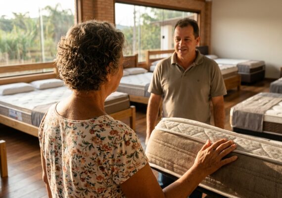 Como escolher o tamanho ideal de colchão na loja de Atibaia