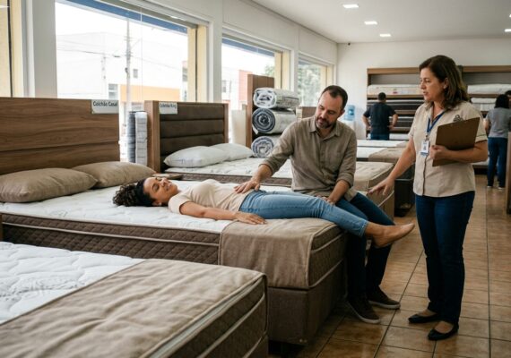 Como a loja de colchão em Atibaia ajuda na escolha personalizada do produto