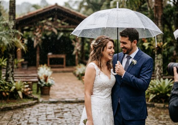 Dicas para fotos de casamento em dias chuvosos