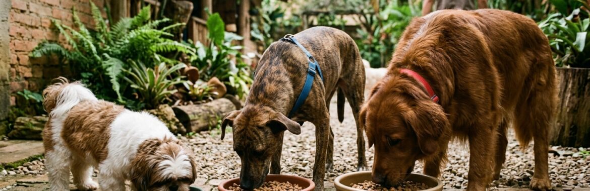 Guia para necessidades nutricionais de cães por porte