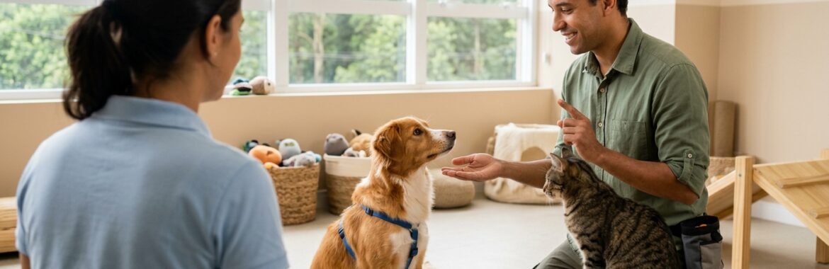 Comparativo de métodos de adestramento para ansiedade em pets