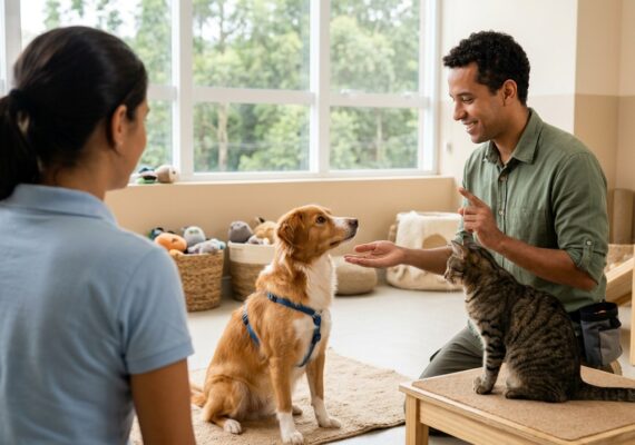 Comparativo de métodos de adestramento para ansiedade em pets