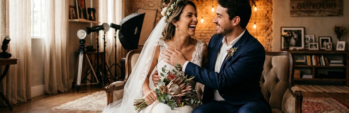 Fotos de casamento em estúdio: quando escolher essa opção